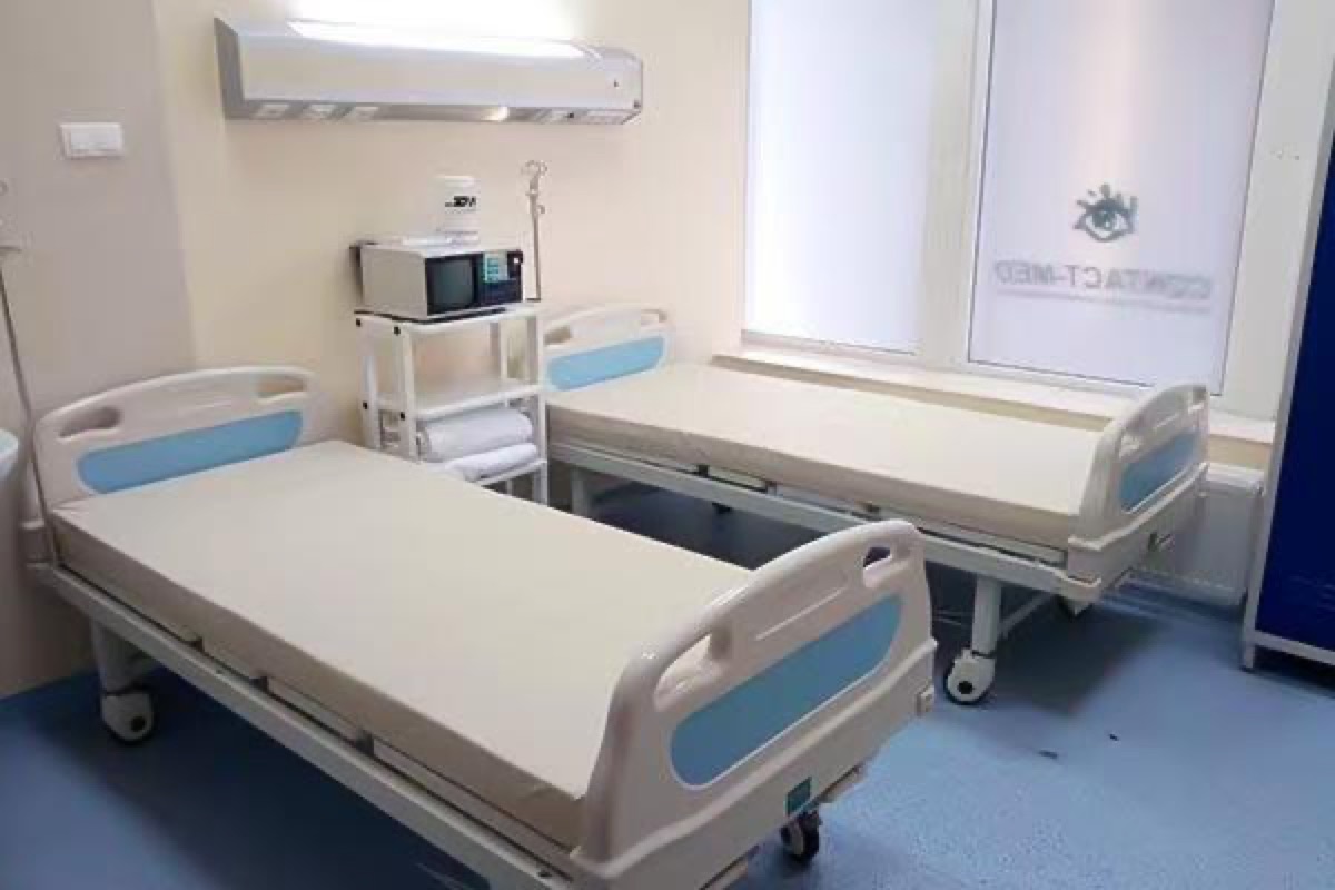 Clinic ward application: Electric hospital beds