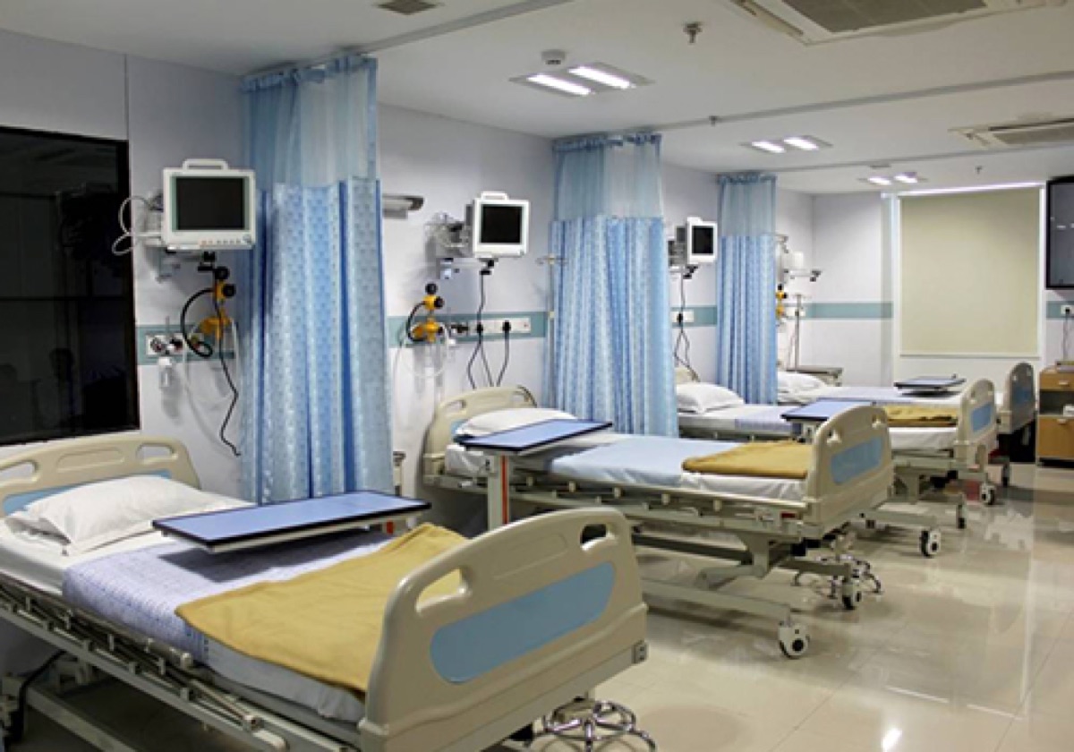 ICU and acute-care application: ICU hospital beds and overbed tables