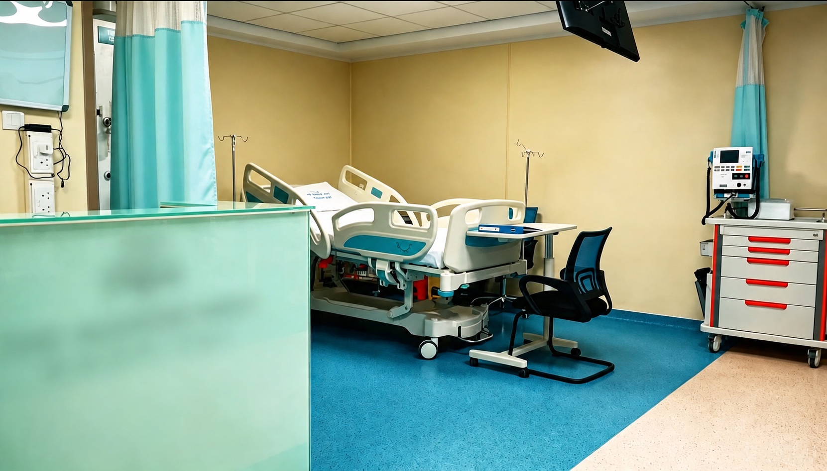 Large private hospital project in East Africa: Electric hospital bed and ward furniture