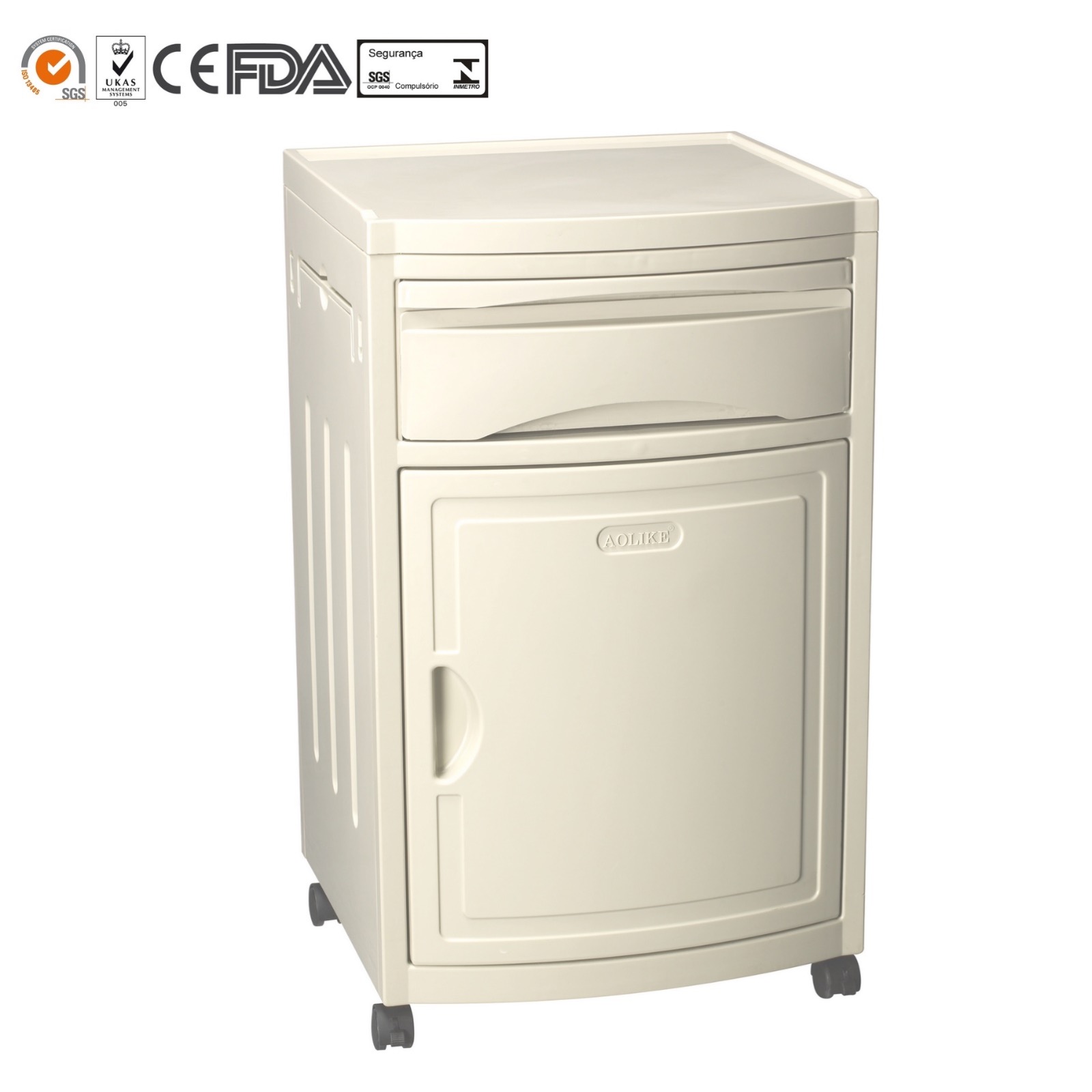 ALK06-AG01 ABS Hospital Bedside Cabinet