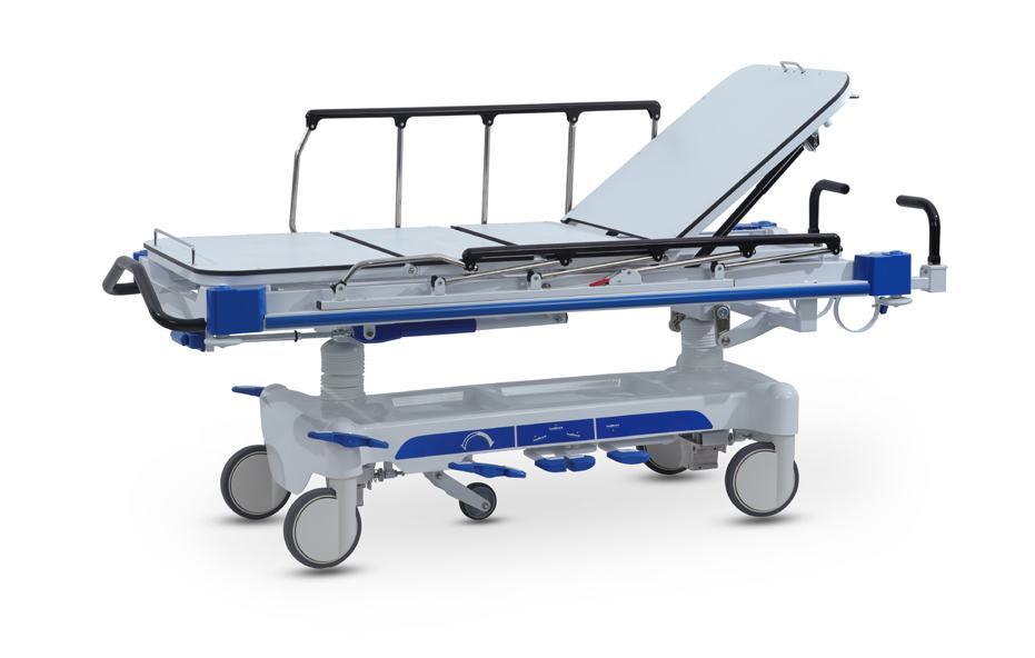 ALK06-H805 hydraulic transfer stretcher with X-ray-compatible platform