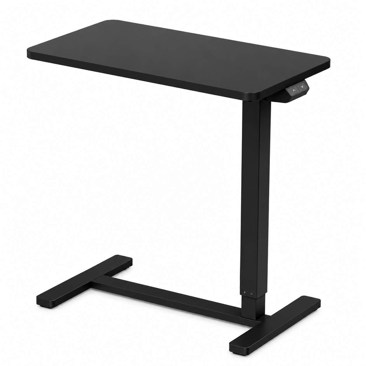 ALK06-AT5 electric overbed table in black finish